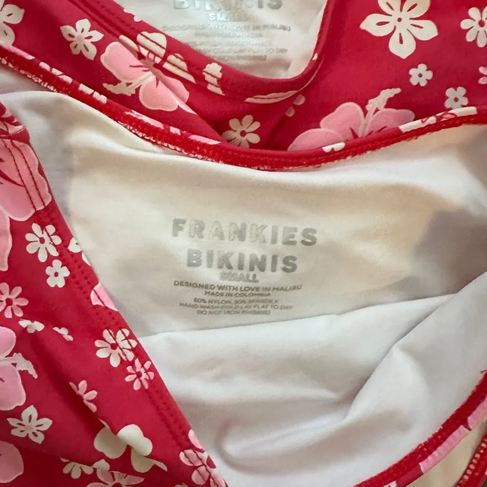 3 bikini BUNDLE ‼️Frankie’s Bikinis red hawaiian flower suit - Picture 3 of 5